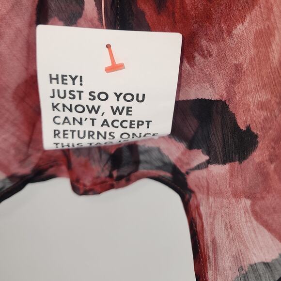 ASOS Design Sleeveless Rose Print Midi Dress Pink/Red US 12 (UK 16, EU 44) NWOT - Picture 7 of 13